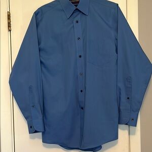 Stafford Men's Classic Blue Dress Shirt